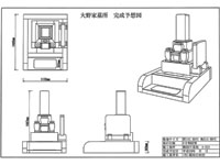 お墓の線画１