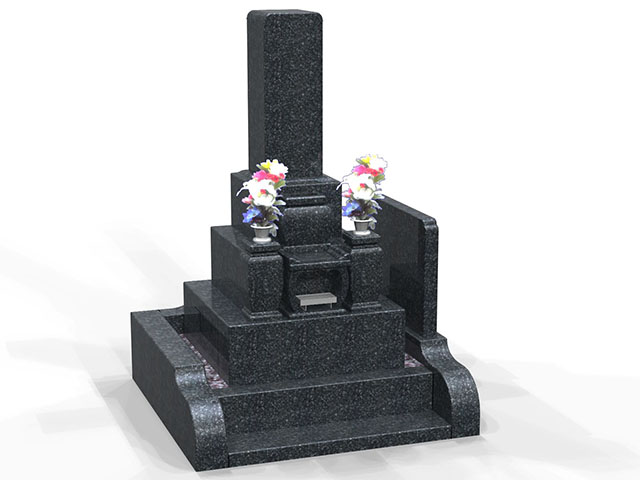 岡崎墓園 2.0m2　和型墓石 総額 90万円セット